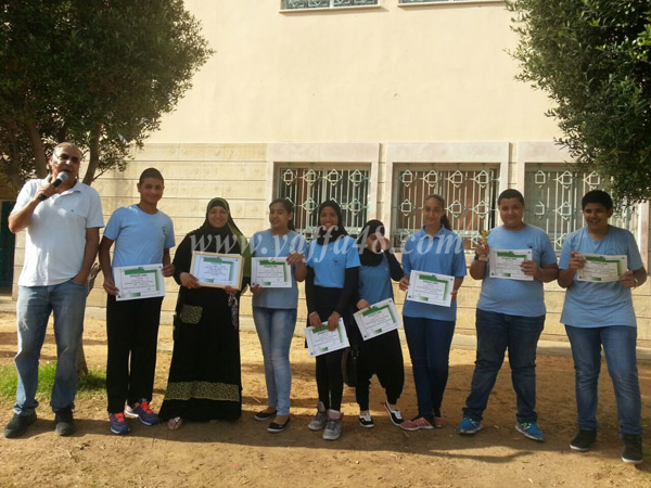 فوز طلاب المدرسة الثانوية الشاملة بالمرتبة الثالثة بمشروع "المبادرون الصغار"